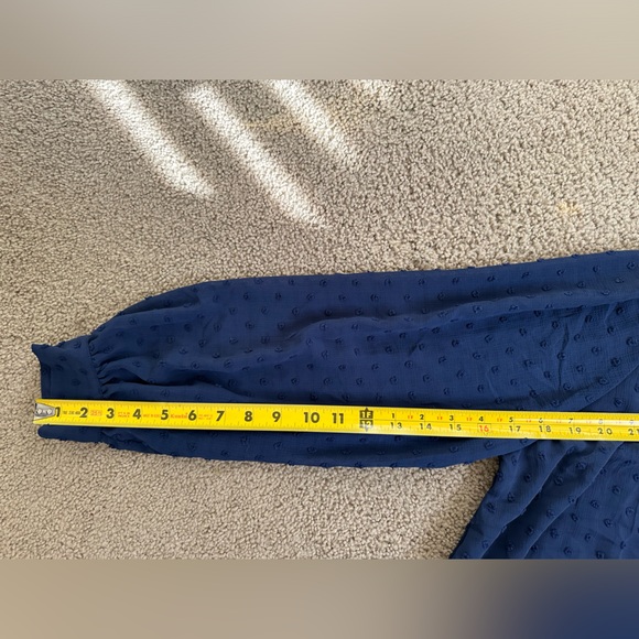 BEACON APPAREL Clipdot blouse size 1X - Picture 6 of 8